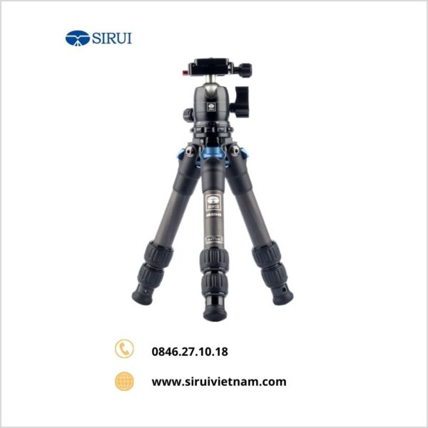 Chân máy ảnh CARBON SIRUI AM-223 +Ball Head B-00K. - Sirui Việt Nam